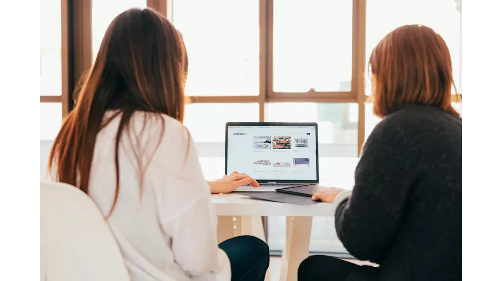 Business Women Meeting Over Laptop
