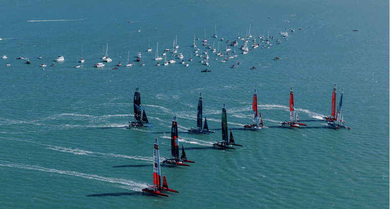 The inaugural ITM New Zealand Sail Grand Prix 2023. Credit: SailGP