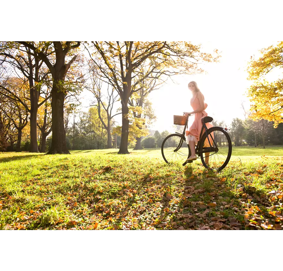 Christchurch Autumn Cycling Hagley Park
