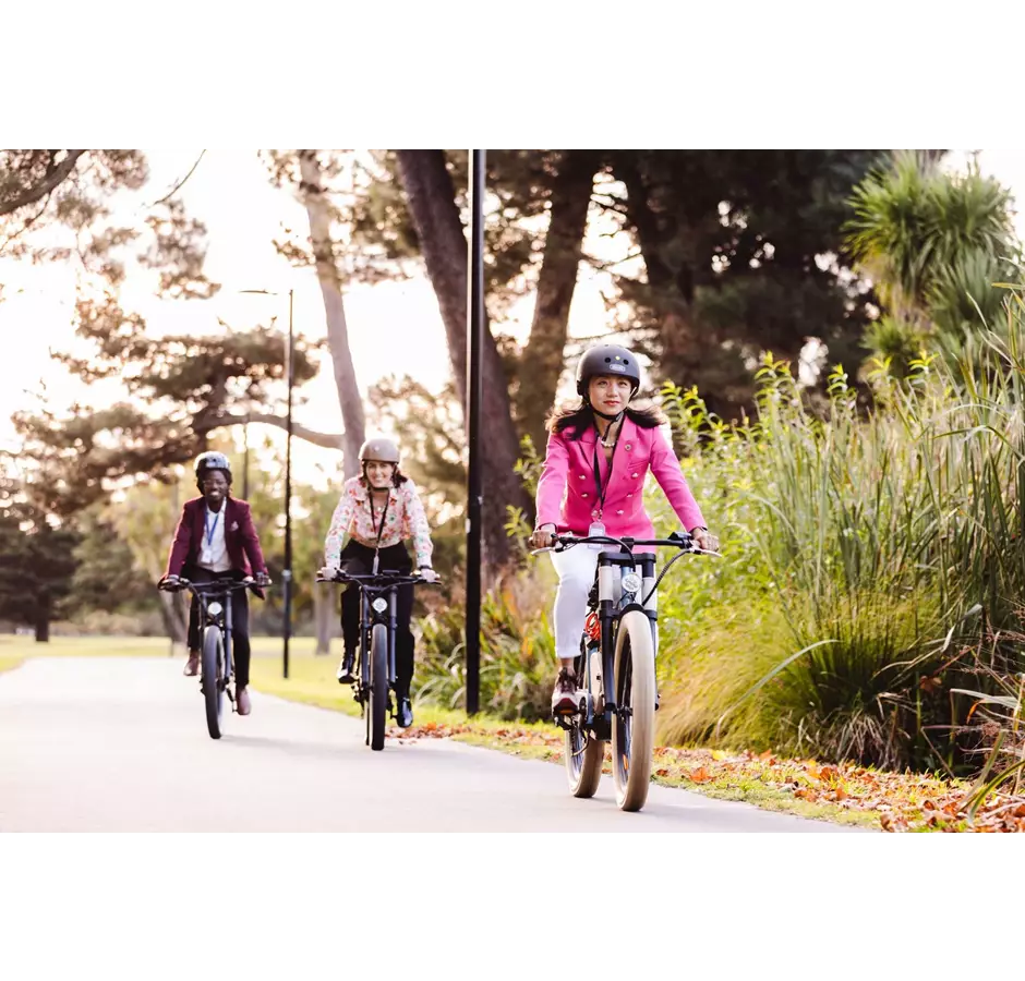 Cycling in Hagley Park