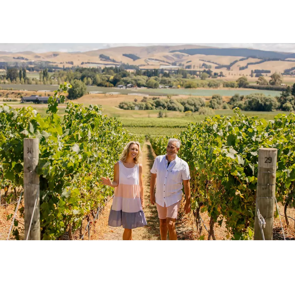 Waipara Couple In Vineyard
