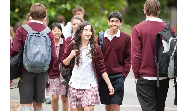 Study Generic Secondary Girl Walking