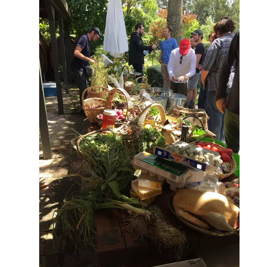 Waipara Foraging Food On Table