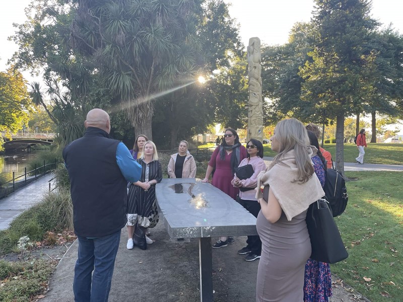 ICMSA – Walking Tour in Christchurch with Amikiki Tours